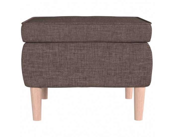 Sonata H Табуретка с дървени крака, таупе, текстил Sonata H Табуретка с дървени крака, таупе, текстил