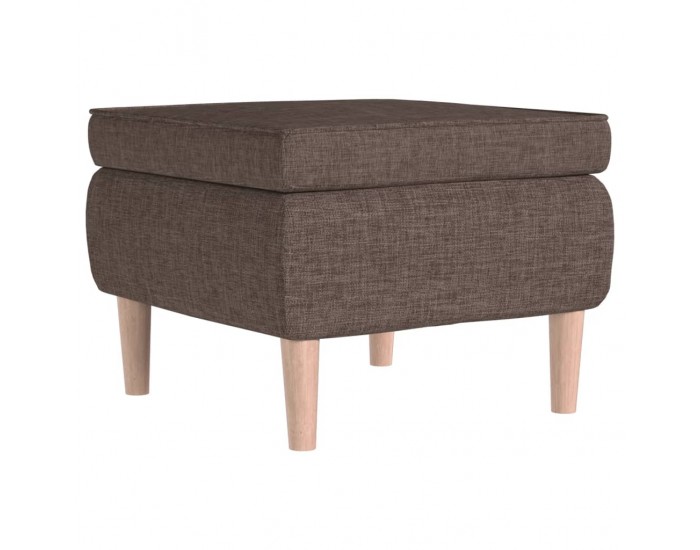 Sonata H Табуретка с дървени крака, таупе, текстил Sonata H Табуретка с дървени крака, таупе, текстил