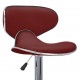 323649 Sonata H Bar Stools 2 pcs Wine Red Faux Leather 323649 Sonata H Bar Stools 2 pcs Wine Red Faux Leather