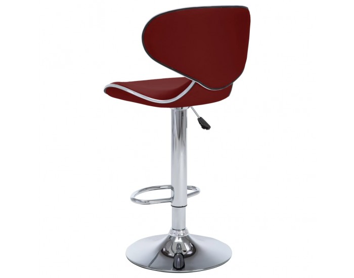 323649 Sonata H Bar Stools 2 pcs Wine Red Faux Leather 323649 Sonata H Bar Stools 2 pcs Wine Red Faux Leather