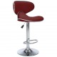 323649 Sonata H Bar Stools 2 pcs Wine Red Faux Leather 323649 Sonata H Bar Stools 2 pcs Wine Red Faux Leather