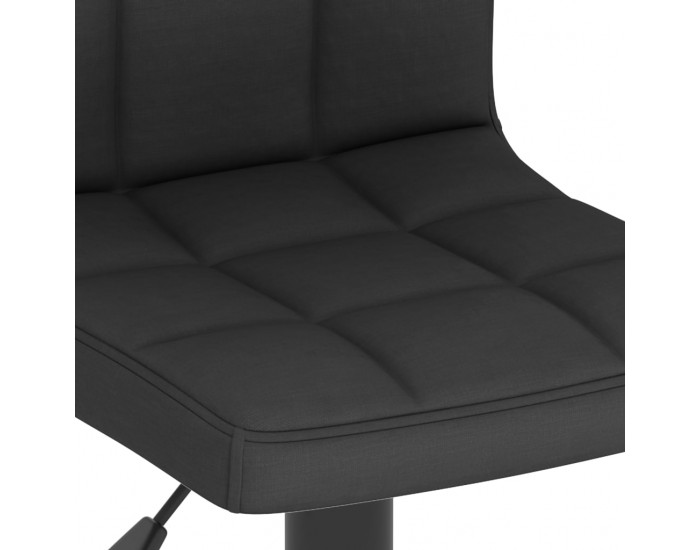 Sonata H Бар табуретка, черна, текстил