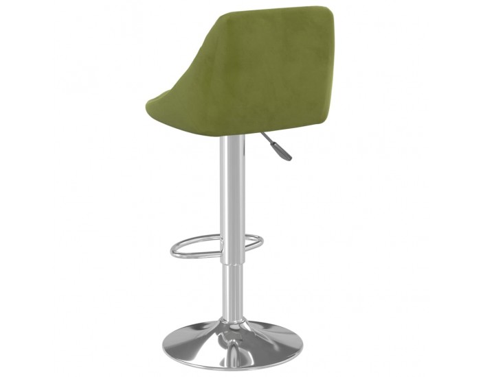 Sonata H Бар табуретка, светлозелена, кадифе