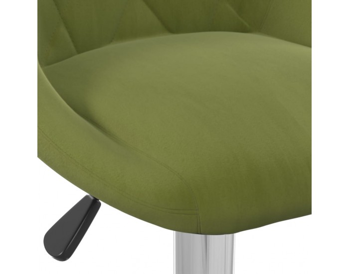 Sonata H Бар табуретка, светлозелена, кадифе