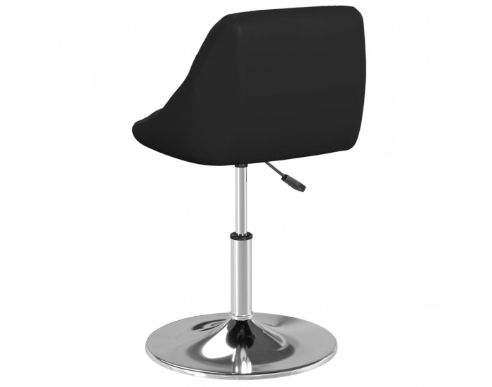 Sonata H Бар табуретка, черна, изкуствена кожа