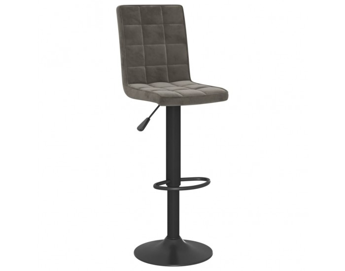 Sonata H Бар табуретки, 2 бр, тъмносиви, кадифе Sonata H Бар табуретки, 2 бр, тъмносиви, кадифе