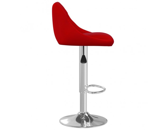 Sonata H Бар табуретки, 2 бр, виненочервени, кадифе Sonata H Бар табуретки, 2 бр, виненочервени, кадифе