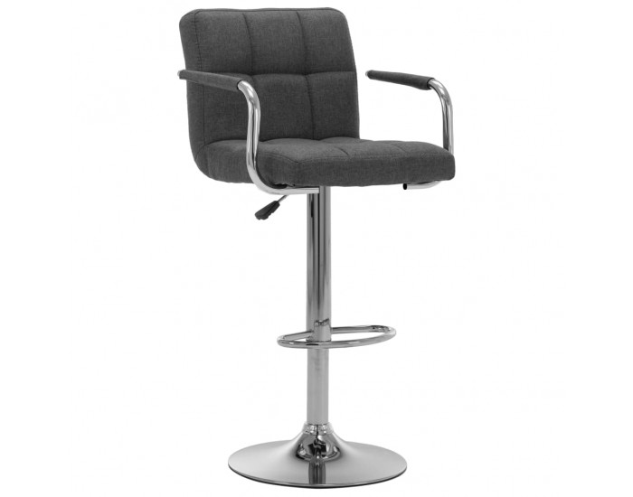 Sonata H Бар стол, тъмносив, текстил