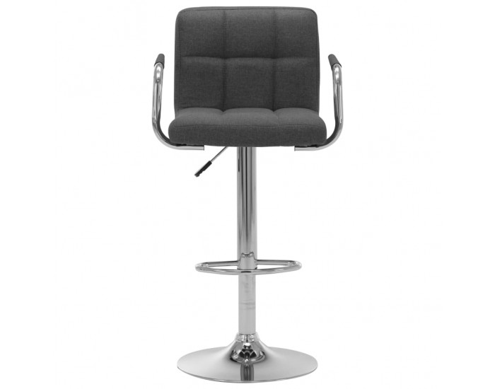 Sonata H Бар стол, тъмносив, текстил