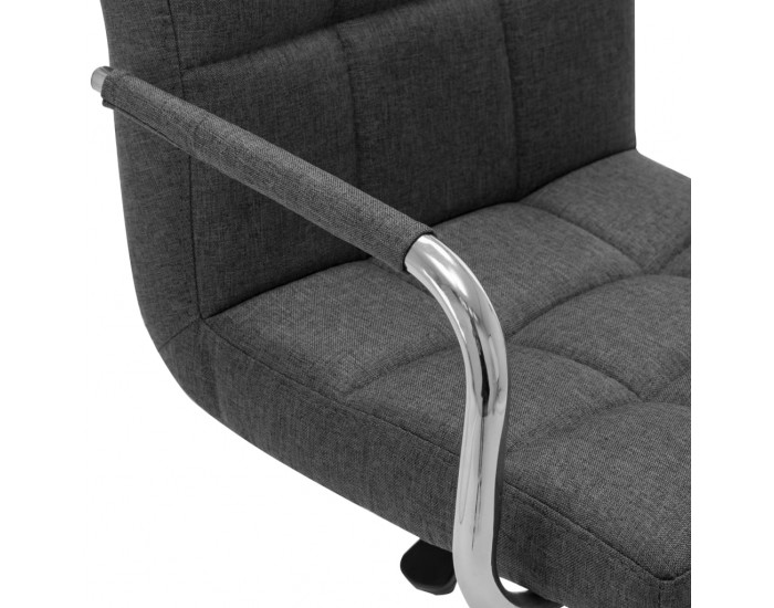 Sonata H Бар стол, тъмносив, текстил