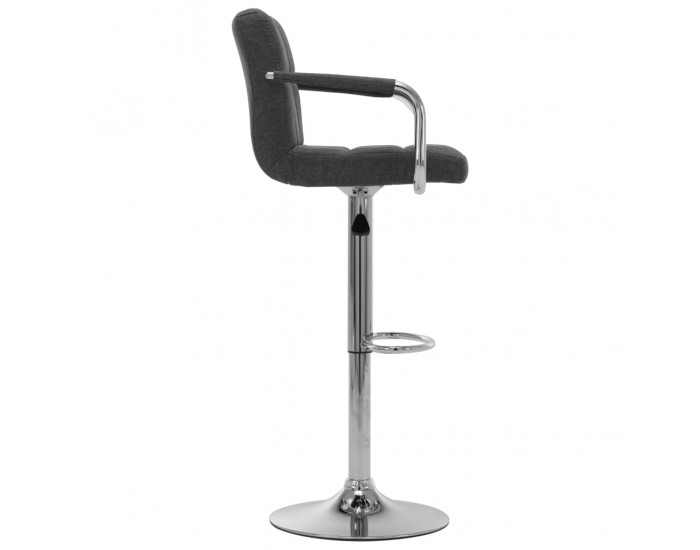 Sonata H Бар стол, тъмносив, текстил