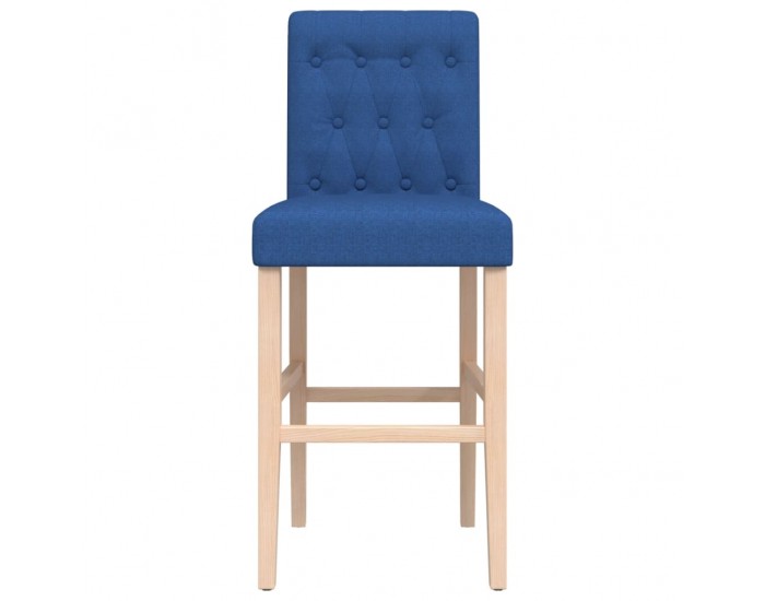 Sonata H Бар столове 2 бр масивно дърво каучук и текстил