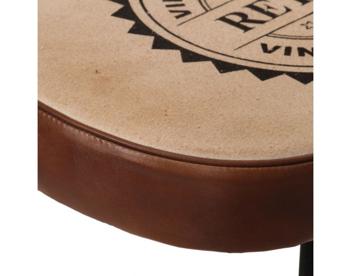 Sonata H Бар табуретки 2 бр тъмнокафяви 41x29x62 см