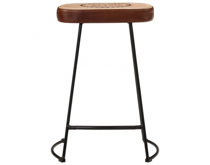 Sonata H Бар табуретки 2 бр тъмнокафяви 41x29x62 см