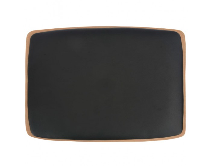 Sonata H Бар табуретки, 4 бр, черни, изкуствена кожа