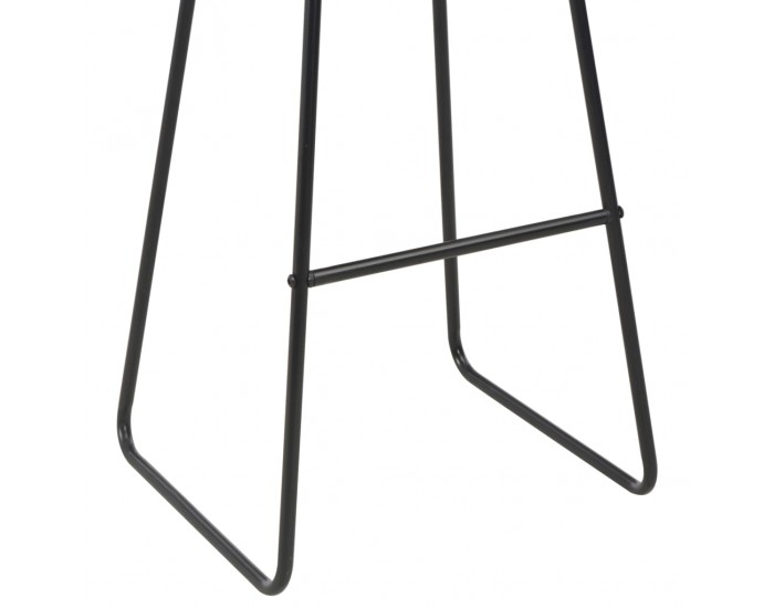 Sonata H Бар табуретки, 4 бр, черни, изкуствена кожа