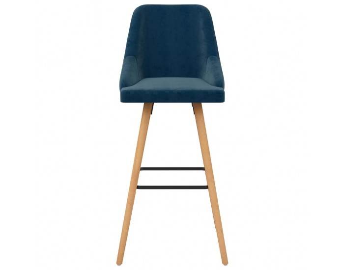 Sonata H Бар столове, 2 бр, сини, кадифе