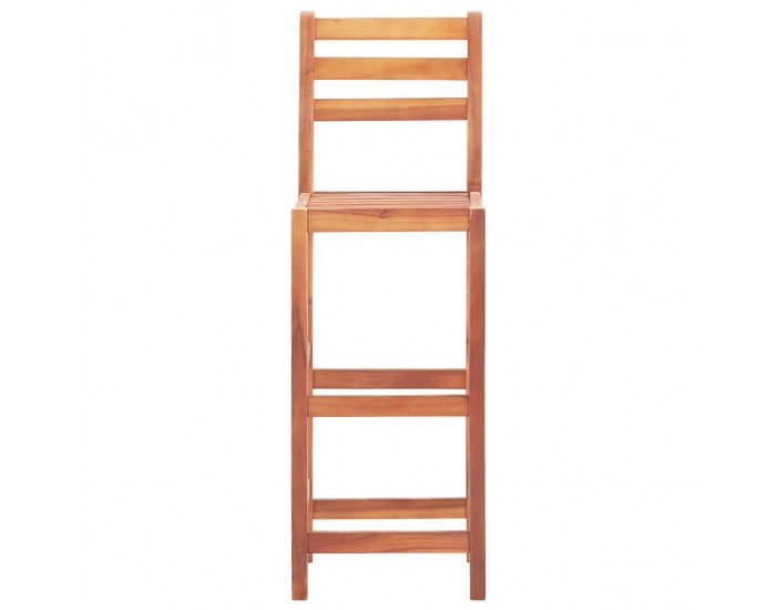 Sonata H Бар столове, 4 бр, акациево дърво масив