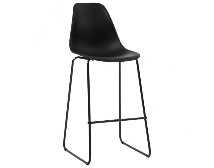 Sonata H Бар столове, 6 бр, черни, пластмаса Sonata H Бар столове, 6 бр, черни, пластмаса