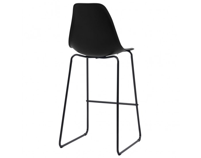 Sonata H Бар столове, 6 бр, черни, пластмаса Sonata H Бар столове, 6 бр, черни, пластмаса