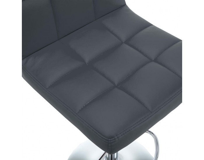 Sonata H Бар табуретки, 2 бр, сиви, изкуствена кожа Sonata H Бар табуретки, 2 бр, сиви, изкуствена кожа