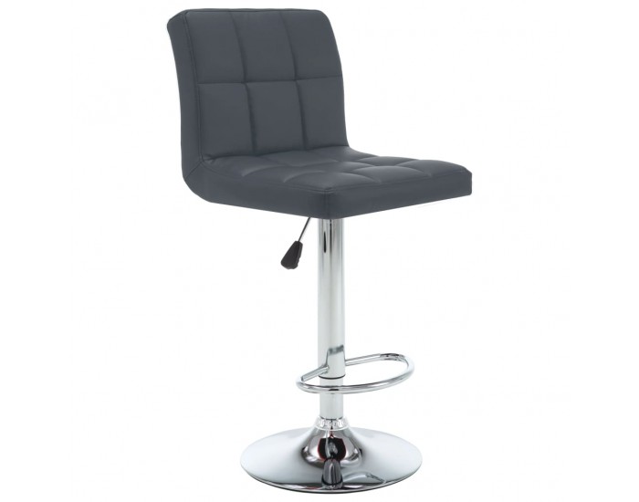 Sonata H Бар табуретки, 2 бр, сиви, изкуствена кожа Sonata H Бар табуретки, 2 бр, сиви, изкуствена кожа