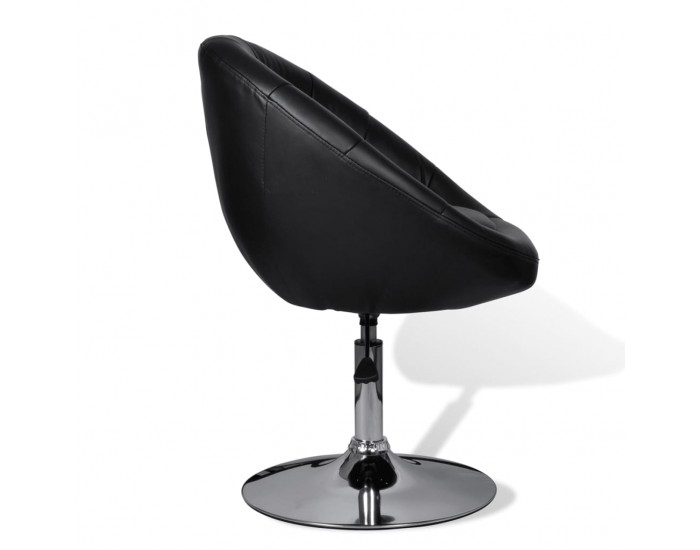 Sonata H Бар табуретка, черна, изкуствена кожа