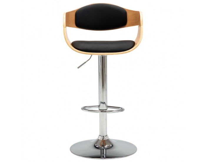 Sonata H Бар табуретка, черна, извито дърво и изкуствена кожа Sonata H Бар табуретка, черна, извито дърво и изкуствена кожа