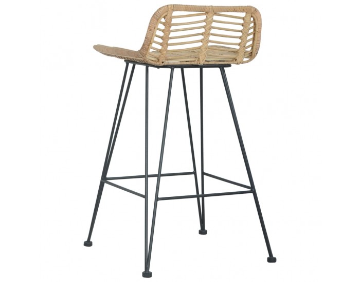 Sonata H Бар столове, 2 бр, естествен ратан