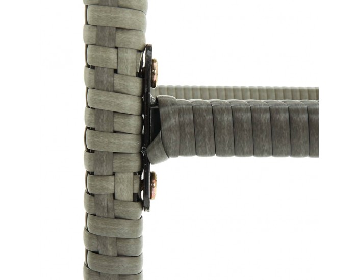 Sonata H Бар табуретки с възглавници, 3 бр, полиратан, сиви Sonata H Бар табуретки с възглавници, 3 бр, полиратан, сиви