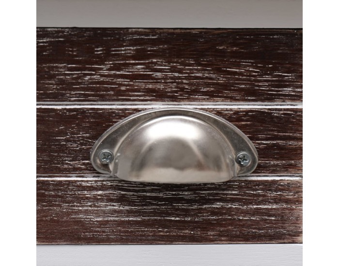 Sonata H Странична маса, кафява, 40x40x40 см, дърво от пауловния