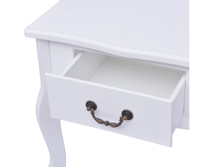 Sonata H Нощни шкафчета, 2 бр, МДФ, бели