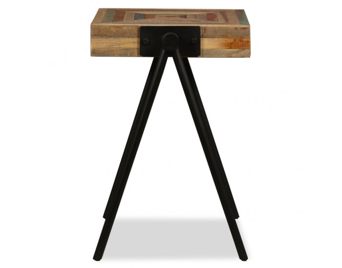 Sonata H Странична масичка, регенериран тик масив