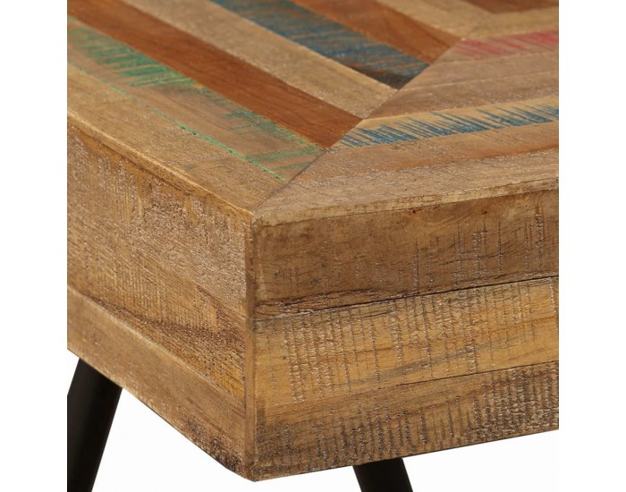 Sonata H Странична масичка, регенериран тик масив