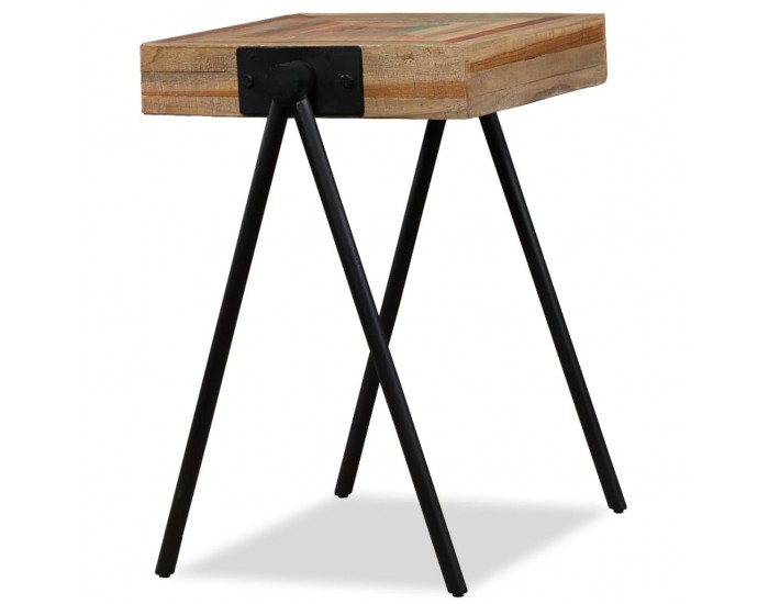 Sonata H Странична масичка, регенериран тик масив