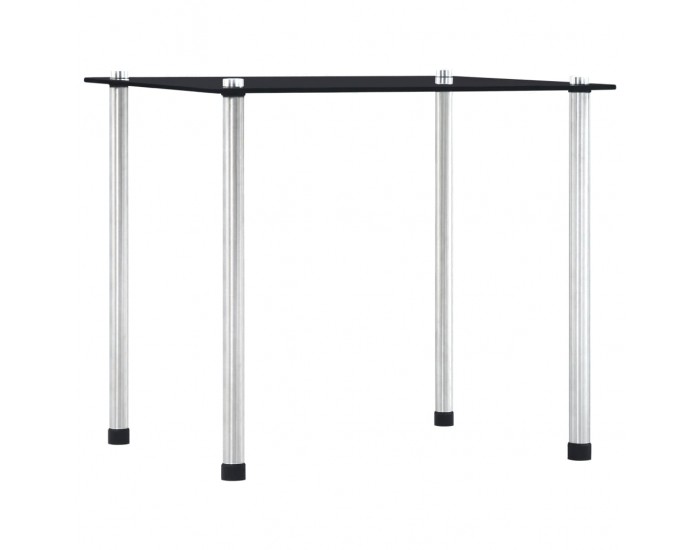 Sonata H Стифиращи маси, 3 бр, черни, закалено стъкло