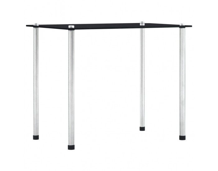 Sonata H Стифиращи маси, 3 бр, черни, закалено стъкло