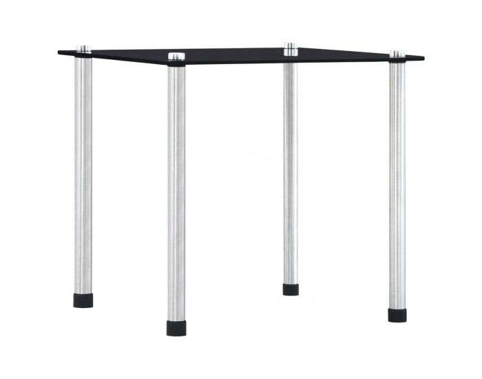 Sonata H Стифиращи маси, 3 бр, черни, закалено стъкло