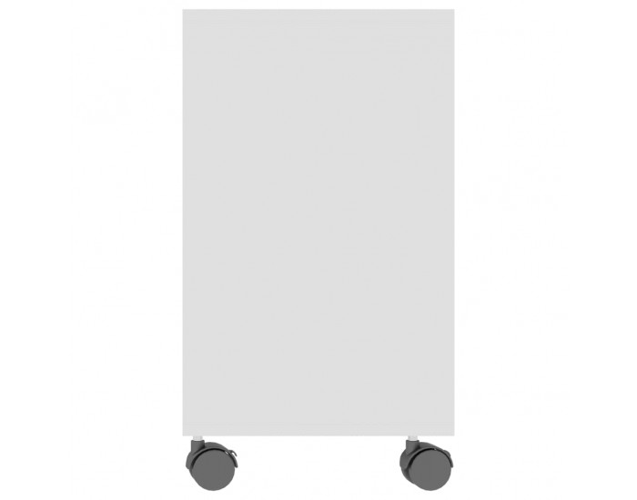 Sonata H Странична маса, бяла, 70x35x55 см, инженерна дървесина