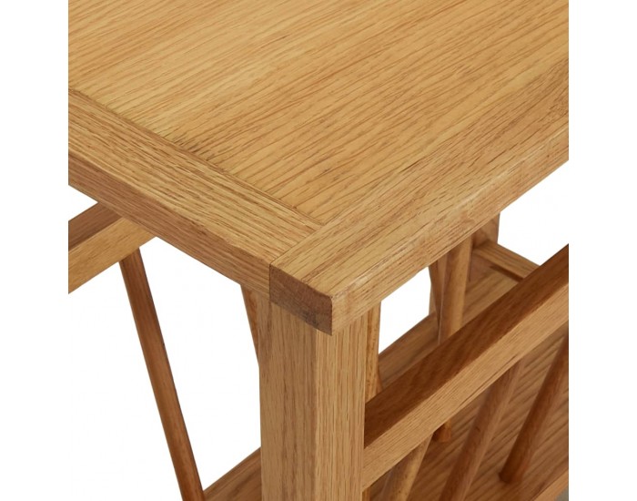 Sonata H Маса за списания, 45x27x42 см, дъбово дърво масив