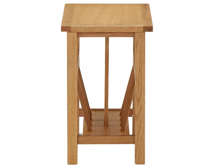 Sonata H Маса за списания, 45x27x42 см, дъбово дърво масив