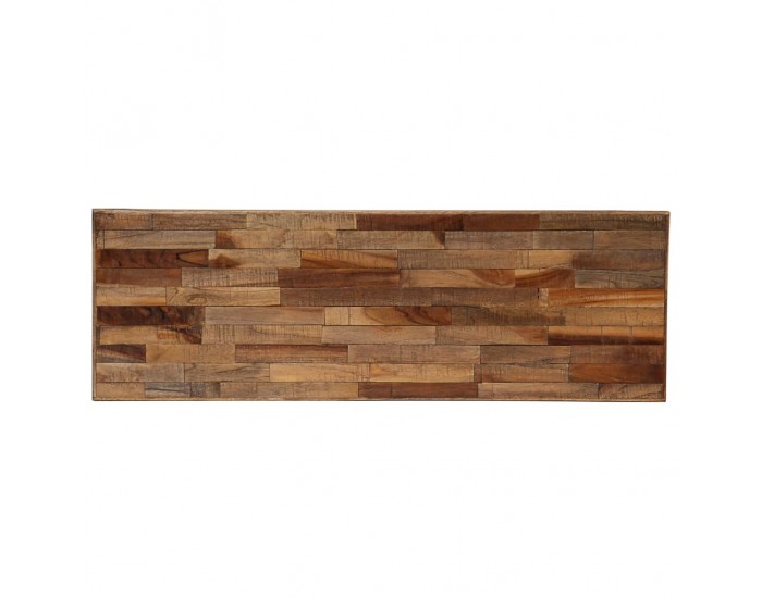 Sonata H Конзолна маса, регенерирано тиково дърво масив, 90x30x76 cм