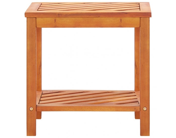 Sonata H Странична маса, акациево дърво масив, 45x33x45 см