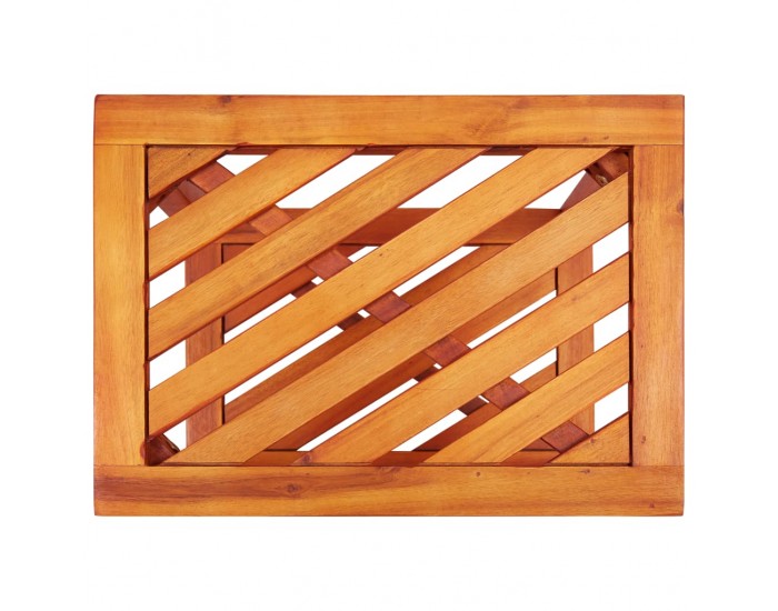 Sonata H Странична маса, акациево дърво масив, 45x33x45 см