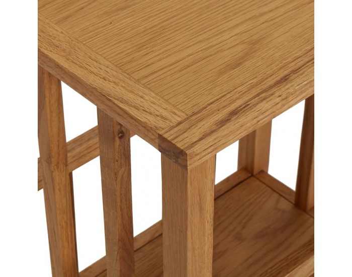 Sonata H Маса за списания, 45x35x55 см, дъбово дърво масив