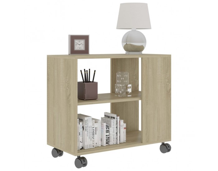 Sonata H Странична маса, сонома дъб, 70x35x55 см, инженерна дървесина