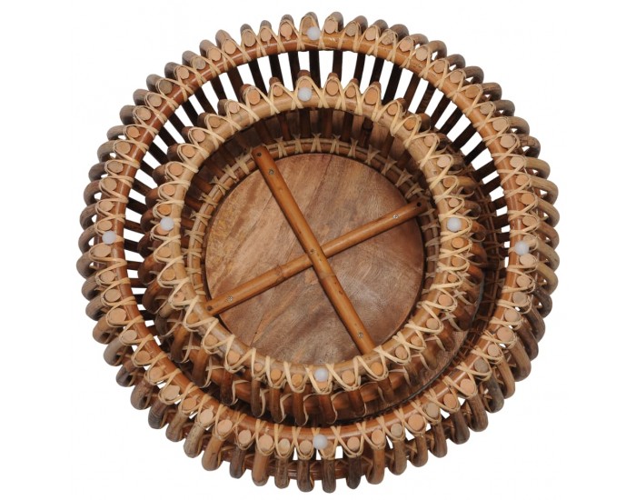 Sonata H Маси за кафе, 2 бр, естествен ратан