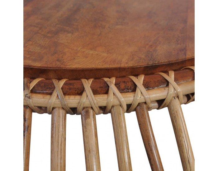 Sonata H Маси за кафе, 2 бр, естествен ратан