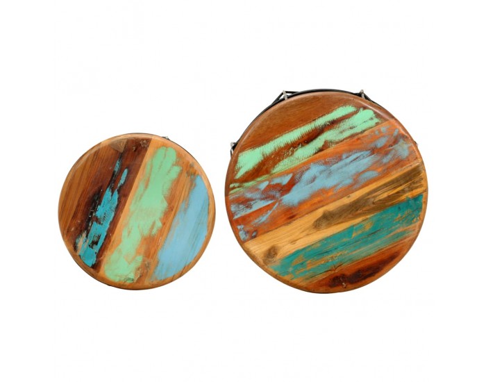 Sonata H Маси за кафе, 2 бр, регенерирано дърво масив