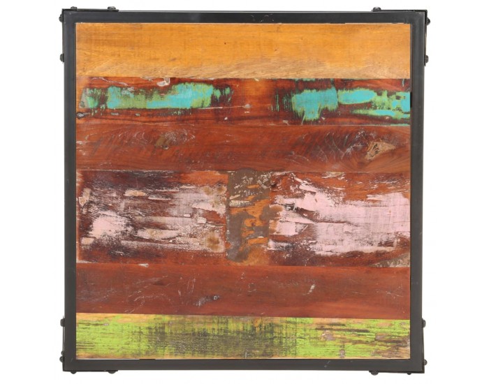 Sonata H Маса за кафе, 60x60x35 см, регенерирано дърво масив